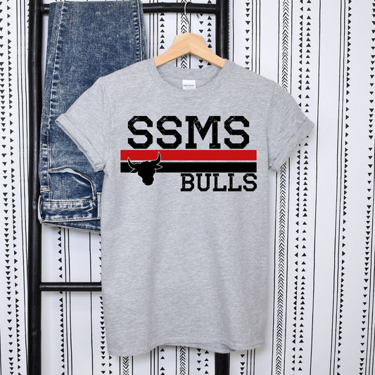 SSMS Bulls Red/Black